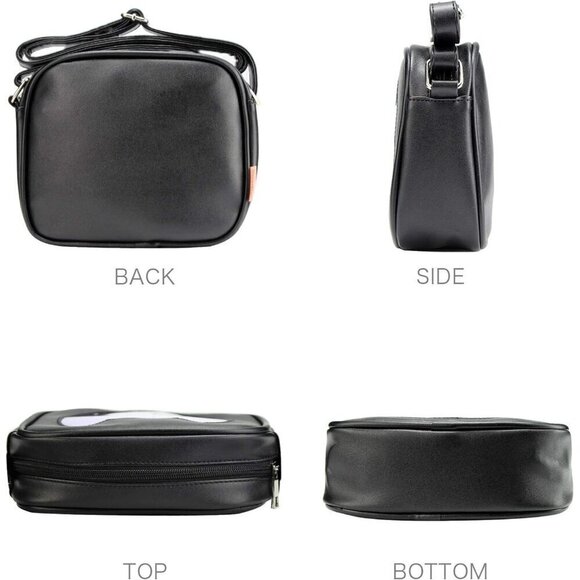 Women Purple Ita Bag Crossbody Cat Small Ita Purse Pin Display Bag with Insert - Picture 6 of 8